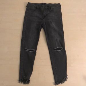 Dark grey celebrity pink fashion nova jeans